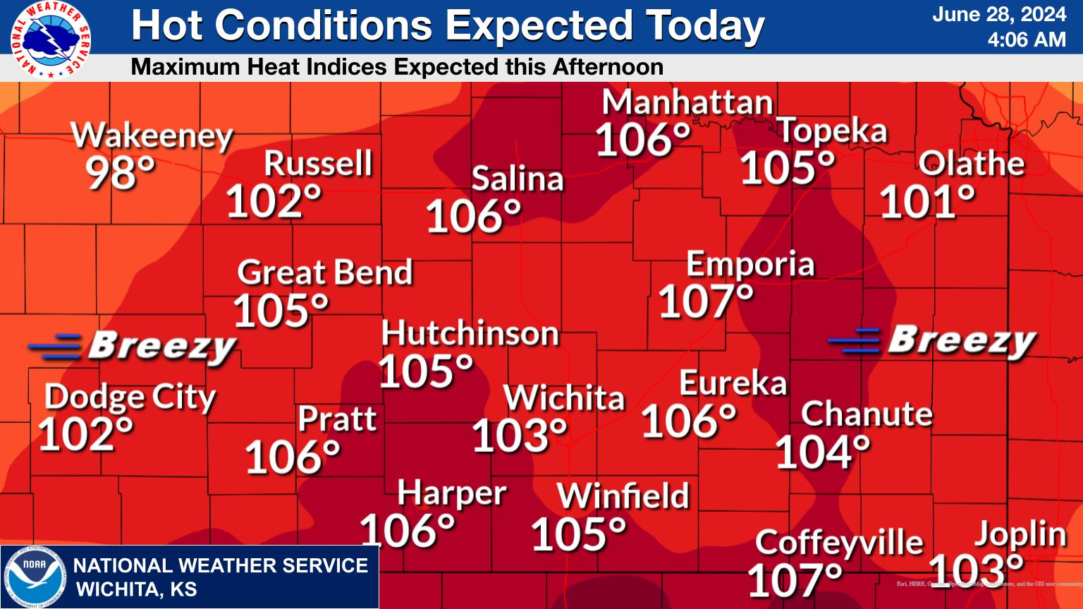 Bartlesville Radio » News » Excessive Heat Warnings, Heat Advisories in ...