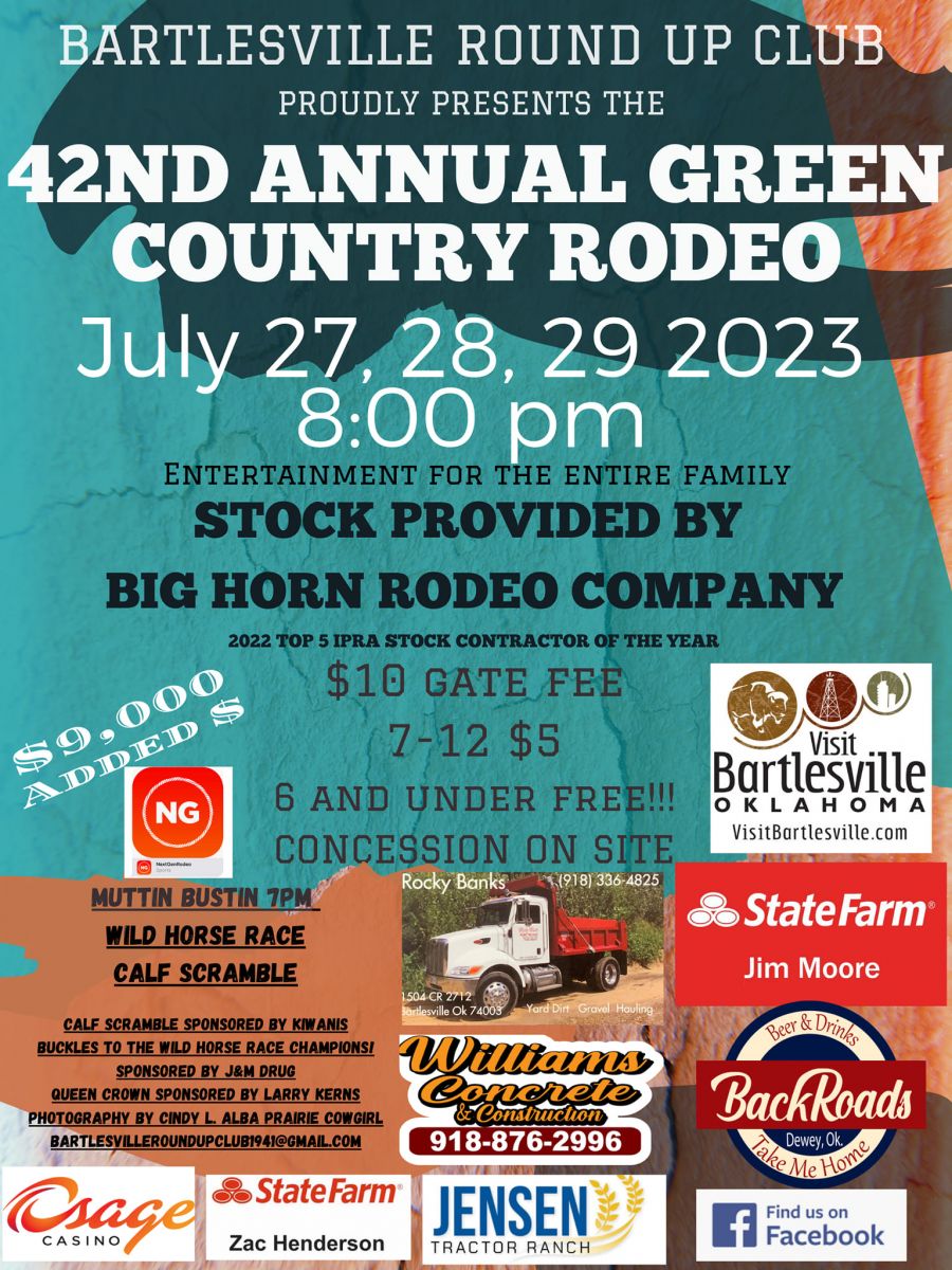 Bartlesville Radio » News » 42nd Annual Green Country Rodeo