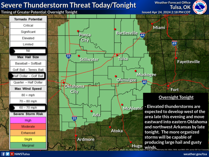 Bartlesville Radio » News » Severe Storm, Heavy Rain Potential ...